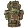 BW COMBAT BACKPACK - ALUMINIUM ROD - 65 L - MFH® - WOODLAND