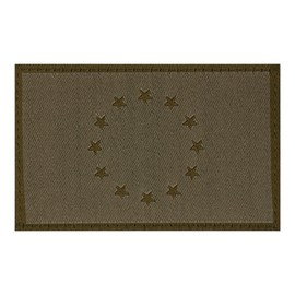 EU FLAG PATCH - 50 X 80 mm - RAL7013 - CLAWGEAR