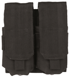 MAGAZINE DOUBLE POUCH - M4/M16 - Mil-tec - BLACK