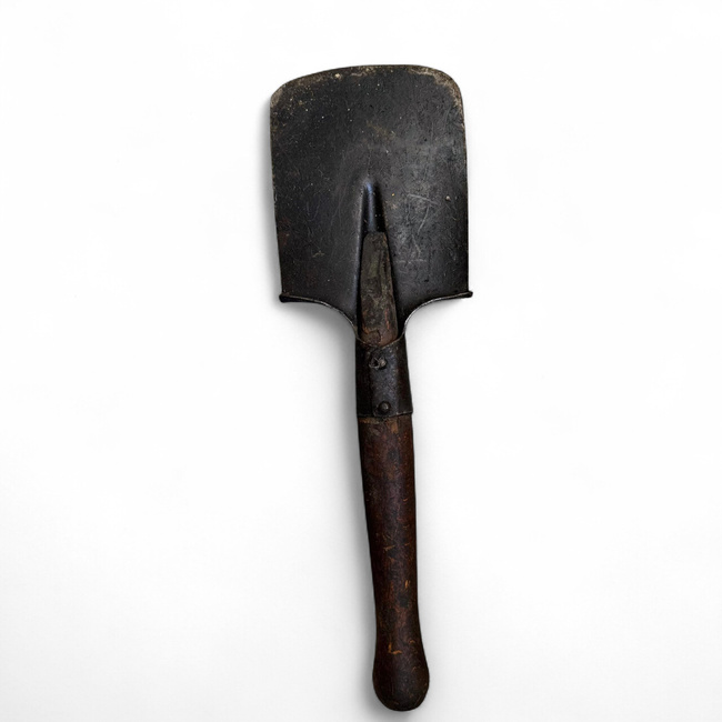SMALL MILITARY INFANTRY SHOVEL - ROMANIAN ARMY SURPLUS - USED