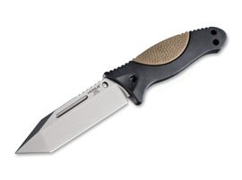 Hogue EX-F02 4.5 Satin Tanto Rubber Dark Earth Knife