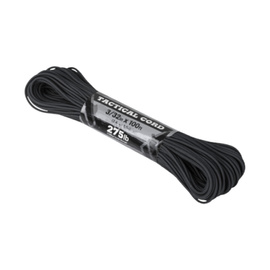 Paracord - Tactical 275 Cord (100ft) - Black - Helikon