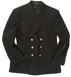 GERMAN JACKET - NAVY - BLUE - MILITARY SURPLUS - USED