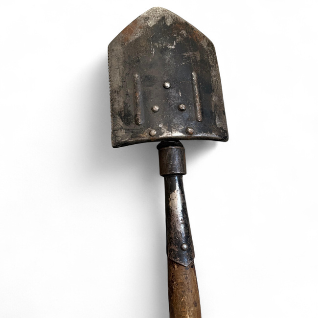 Foldable Military Shovel, Romanian Army Surplus - Used