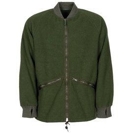 GB JACKET - FLEECE - OD GREEN - MILITARY SURPLUS - USED