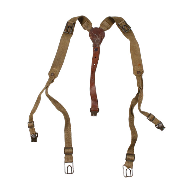 Y-SHAPED SUSPENDER - M 60 - CZECHOSLOVAK ARMY MILITARY SURPLUS  - LIKE NEW