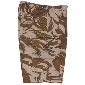 GB "COMBAT" BERMUDAS - DPM DESERT - MILITARY SURPLUS - USED