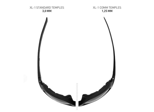 GLASSES WITH INTERCHANGEABLE LENSES GREY/CLEAR - XL-1 ADVANCED COMM 2.5 - WILEYX®