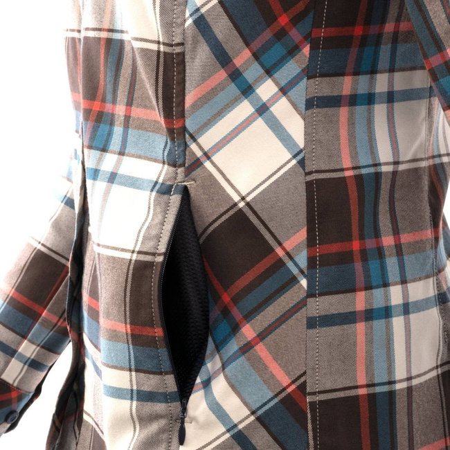 MARIGOLD WOMAN`S SHIRT - FOGGY MEADOW PLAID - HELIKON