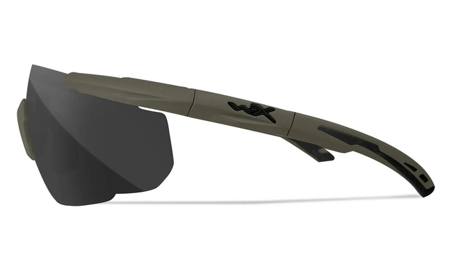 BALLISTIC SUNGLASSES - SABER ADVANCED - WILEY X - GREY/CLEAR/LIGHT RUST - Matte OD Green 