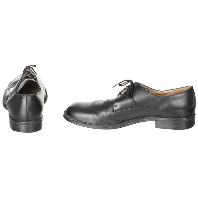 BW LEATHER SHOES - BLACK - MILITARY SURPLUS - USED