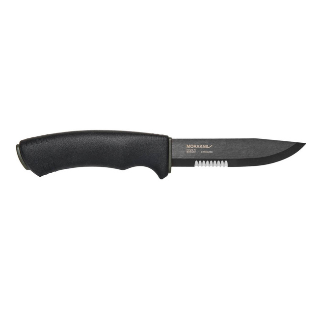 FIXED BLADE KNIFE - BUSHCRAFT SRT - STAINLESS STEEL - MORAKNIV® - BLACK