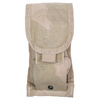 Single mag pouch, "Molle", 3 col desert, used 8,5 x 5 x 16 cm