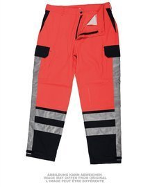 GERMAN PANTS - RESCUE SERVICE - ORANGE - MILITARY SURPLUS - USED