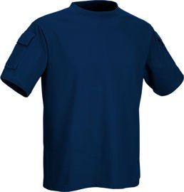 TACTICAL T-SHIRT WITH POCKETS - DEFCON 5 - NAVY BLUE