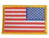 Us Colored Woven Nationality Badge Right