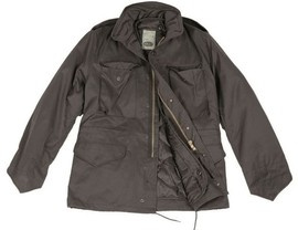 FIELD JACKET WITH LINER M65 - US STYLE - Mil-Tec - BLACK