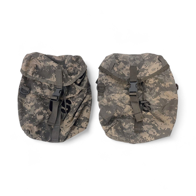 Molle II Sustainment Military Pouch - Set of 2 - US Army Military Surplus - ACU Camouflage