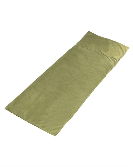 SLEEPING BAG INSERT - WITH TRANSPORTATION BAG - 190 x 80 CM - OD