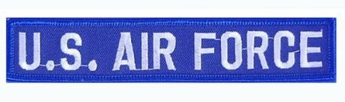 PATCH BLUE ´U.S. AIR FORCE´ BREAST 30 x 155 MM 