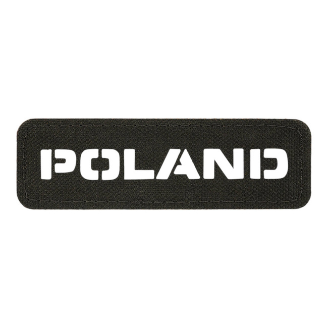 PATCH POLAND END-TO-END 25 x 80 LASER CUT - BLACK - M-TAC