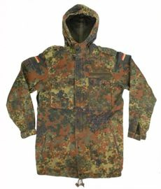 GERMAN FLECKTARN CAMO PARKA WITH LINER - USED