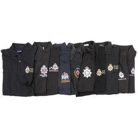 GB POLO SHIRT - BLACK - USED