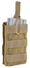 SINGLE MAGAZINE POUCH - CAL. 5.56 - WITH QUICK EXTRACTION - DEFCON 5® - COYOTE TAN