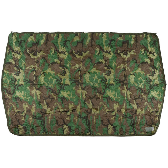 US GI PONCHO LINER - MILITARY SURPLUS - WOODLAND - LIKE NEW