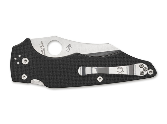YOJUMBO POCKET KNIFE - BLACK - SPYDERCO