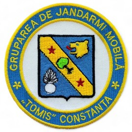 EMBLEMA GRUPAREA DE JANDARMI MOBILA CONSTANTA - APLICARE TERMICA