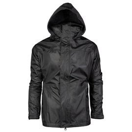 WATERPROOF JACKET FOR RAIN AND WET WEATHER - Mil-Tec® - BLACK