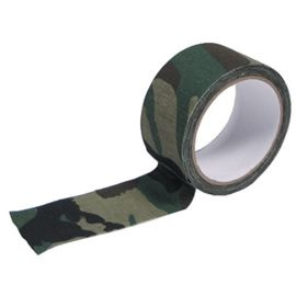 FABRIC TAPE - MFH - 50 MM/10 M - WOODLAND CAMOUFLAGE