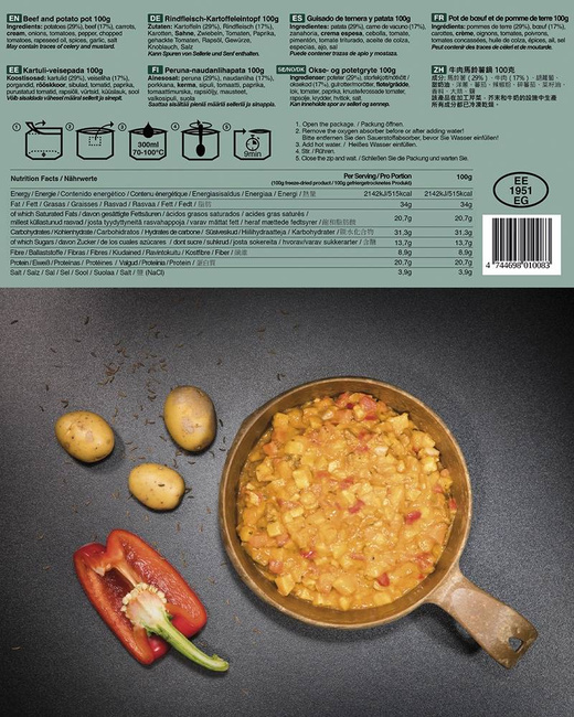 TACTICAL FOODPACK® BEEF AND POTATO POT