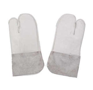 GERM.LEATHER ARAMIDE WORKING GLOVES W.CUFF L.NEW