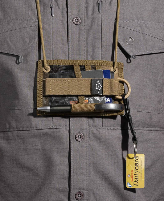 TACTICAL ID CARD HOLDER POUCH - Pentagon® - OLIVE GREEN