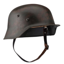 M42 HELMET - GERMAN ARMY MILITARY SURPLUS - REPRO - USED