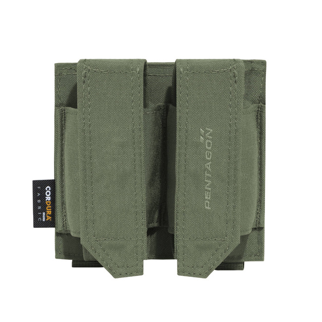 DOUBLE FB POUCH - 13.5 x12 x 4.5 CM - Pentagon® - OLIVE GREEN