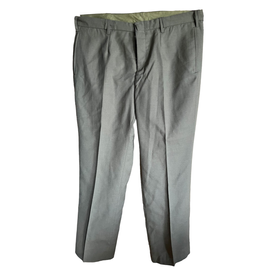 Pants with elastic - Romanian Army Military Surplus - Brown/Olive - in good condition