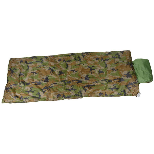ISRAELI PILOT'S SLEEPING BAG - 2 LAYER FILLING - WOODLAND