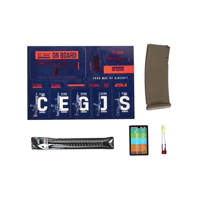 AIRSOFT RIFLE SPECNA ARMS SA-F04-RL - FLUX HAL - ETU - LIGHT OPS/ NEW RECEIVER HALF-TAN