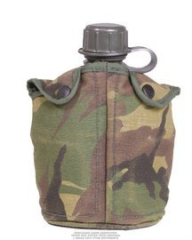 DUTCH CANTEEN - WITH CAP AND COVER - CAMO - USED