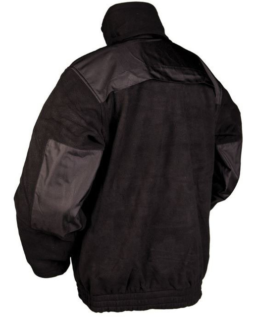 BLACK SECURITY FLEECE JACKET