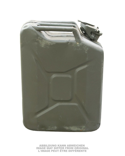 FRENCH JERRY CAN 20LTR (OPENING 5,5CM) USED
