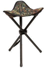 3-LEGGED FOLDING STOOL FOR CAMPING - Mil-Tec® - FLECTAR