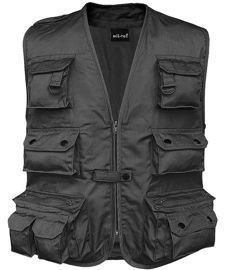 Black HUNTING A.FISHING VEST W.MESH LINING