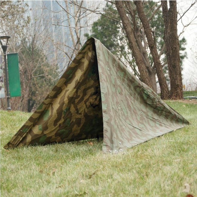 German Shelter Half - M34 - WWII - Splinter Camo