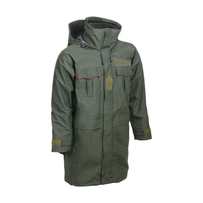 Waterproof jacket with removable fleece lining - Green - Like new