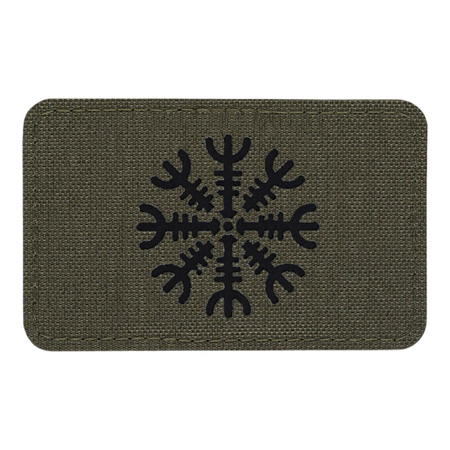 PATCH HELMET OF HORROR HORIZONTAL LASER CUT - RANGER GREEN/BLACK - M-TAC