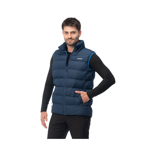 MEN'S QUILTED VEST SANIS - DRESS BLUE/ LAPIS BLUE - MAGNUM 
